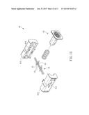 CONTROLLING MECHANISM FOR CORDLESS BLIND SET diagram and image