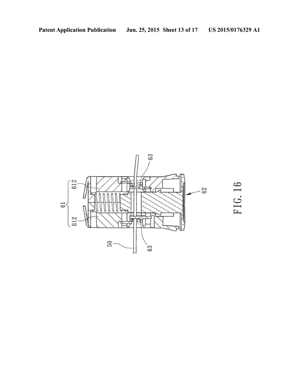 CONTROLLING MECHANISM FOR CORDLESS BLIND SET - diagram, schematic, and image 14