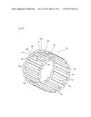 CAGE FOR RADIAL ROLLER BEARING diagram and image