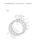 CAGE FOR RADIAL ROLLER BEARING diagram and image