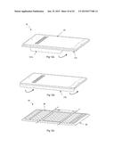 ELECTROPHORESIS GEL UNIT COMPRISING A FLAT GEL MEMBER ATTACHED TO A     SUPPORT diagram and image