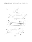 ELECTROPHORESIS GEL UNIT COMPRISING A FLAT GEL MEMBER ATTACHED TO A     SUPPORT diagram and image