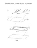 ELECTROPHORESIS GEL UNIT COMPRISING A FLAT GEL MEMBER ATTACHED TO A     SUPPORT diagram and image