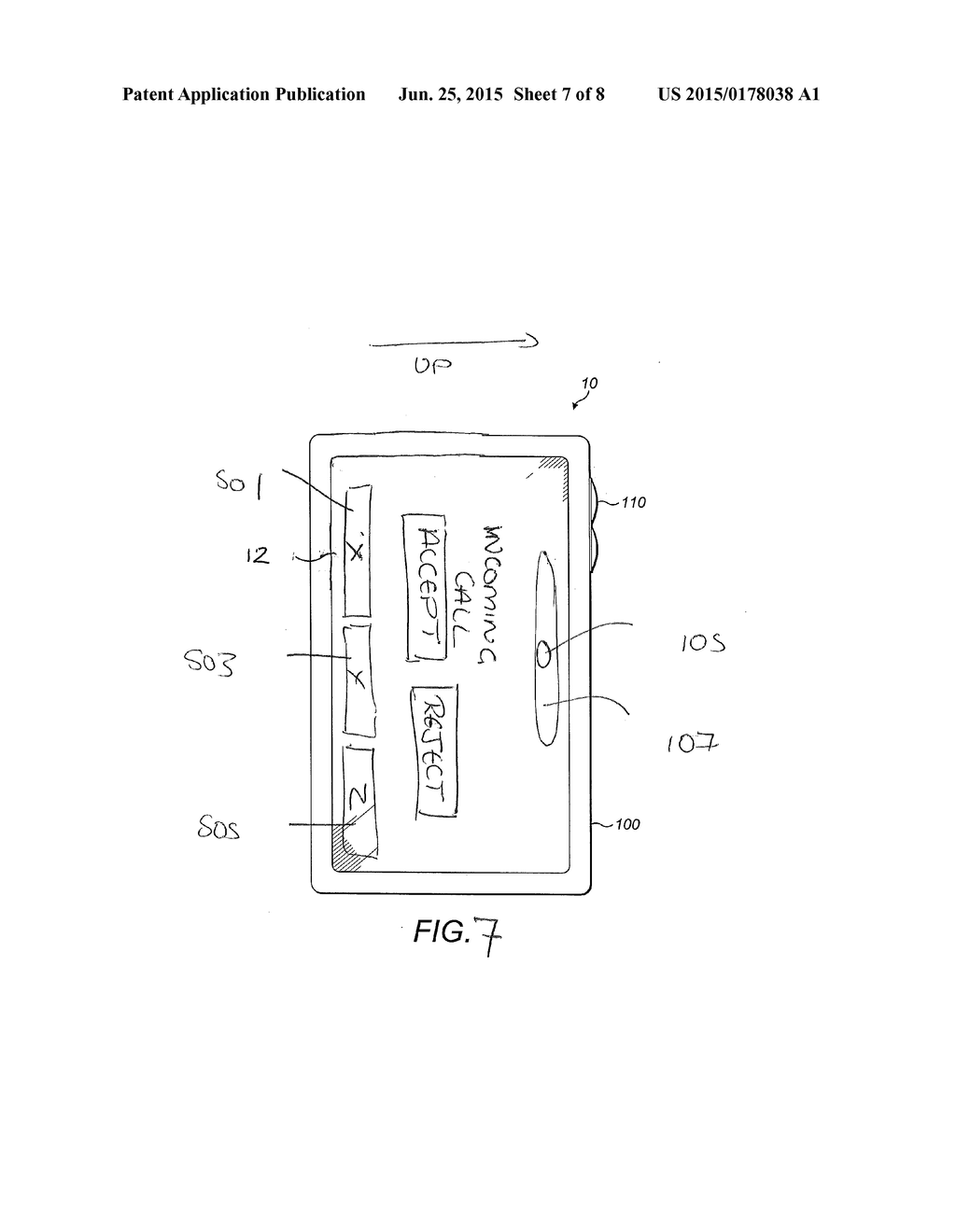 METHOD AND APPARATUS FOR HANDLING THE DISPLAY AND AUDIO COMPONENT BASED ON     THE ORIENTATION OF THE DISPLAY FOR A PORTABLE DEVICE - diagram, schematic, and image 08