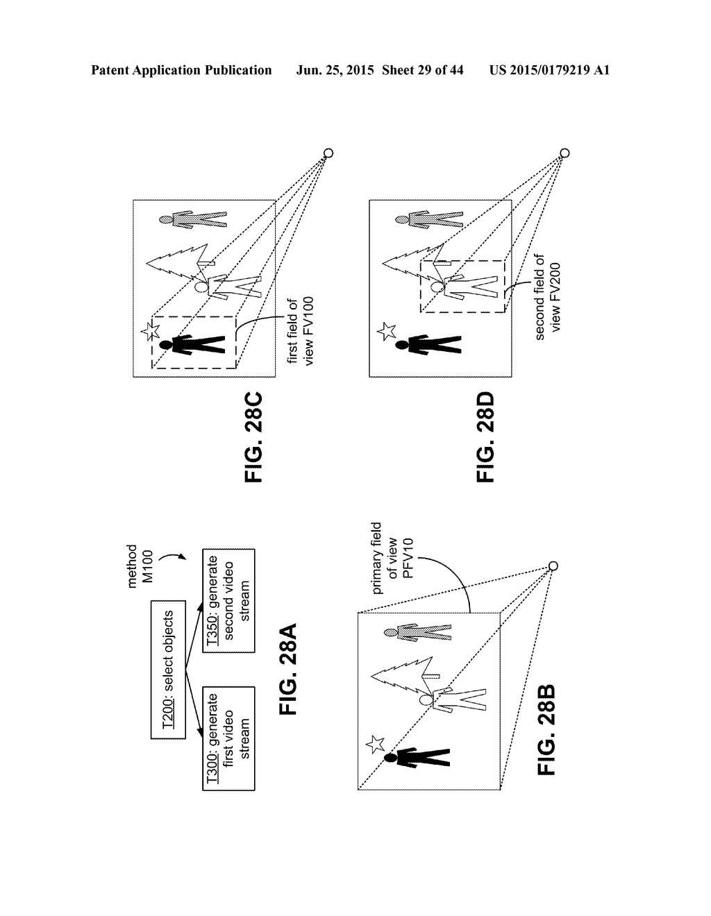 SELECTION AND TRACKING OF OBJECTS FOR DISPLAY PARTITIONING AND CLUSTERING     OF VIDEO FRAMES - diagram, schematic, and image 30