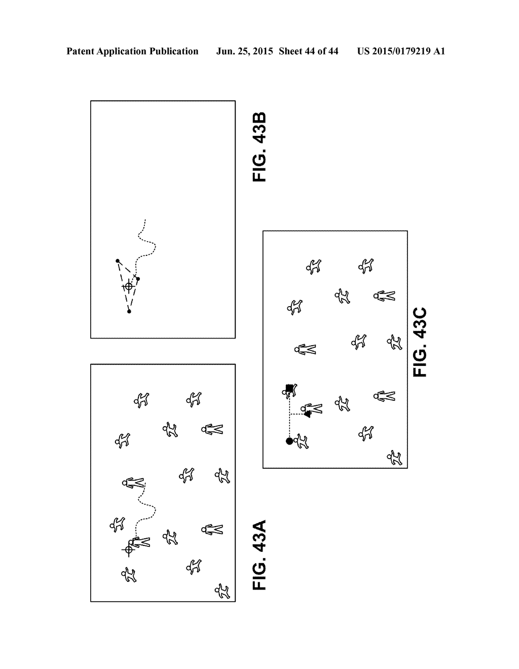 SELECTION AND TRACKING OF OBJECTS FOR DISPLAY PARTITIONING AND CLUSTERING     OF VIDEO FRAMES - diagram, schematic, and image 45