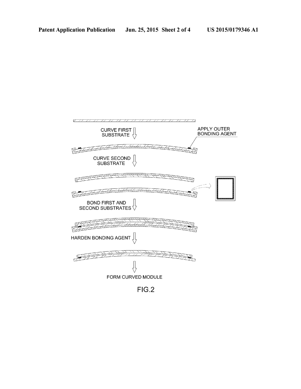 METHOD OF CURVING A DYE SENSITIZED SOLAR CELL FOR VEHICLE - diagram, schematic, and image 03