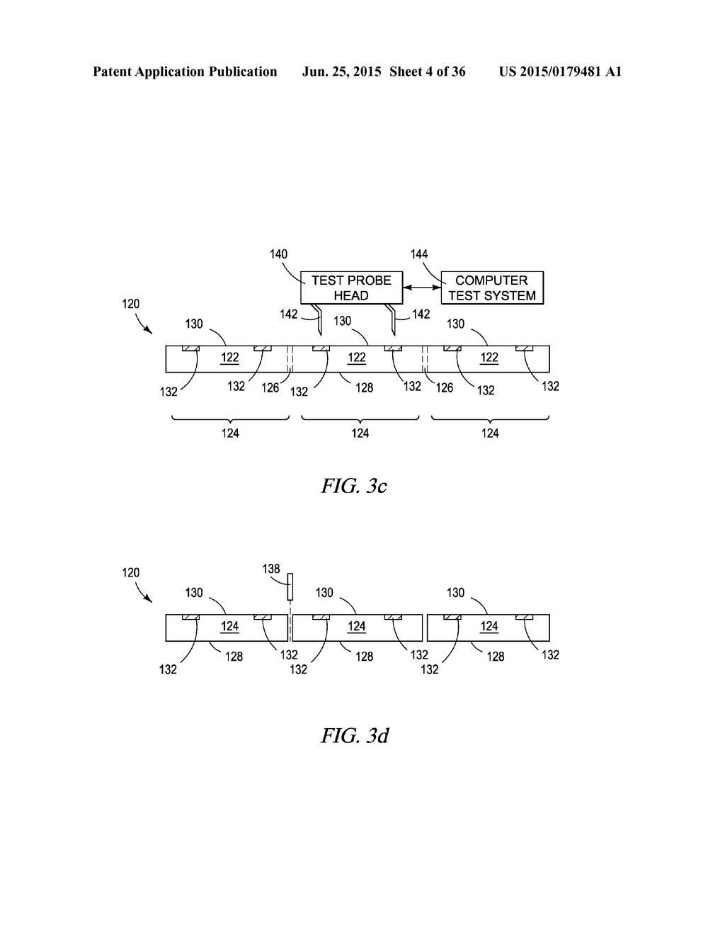 Semiconductor Device and Method of Making Embedded Wafer Level Chip Scale     Packages - diagram, schematic, and image 05