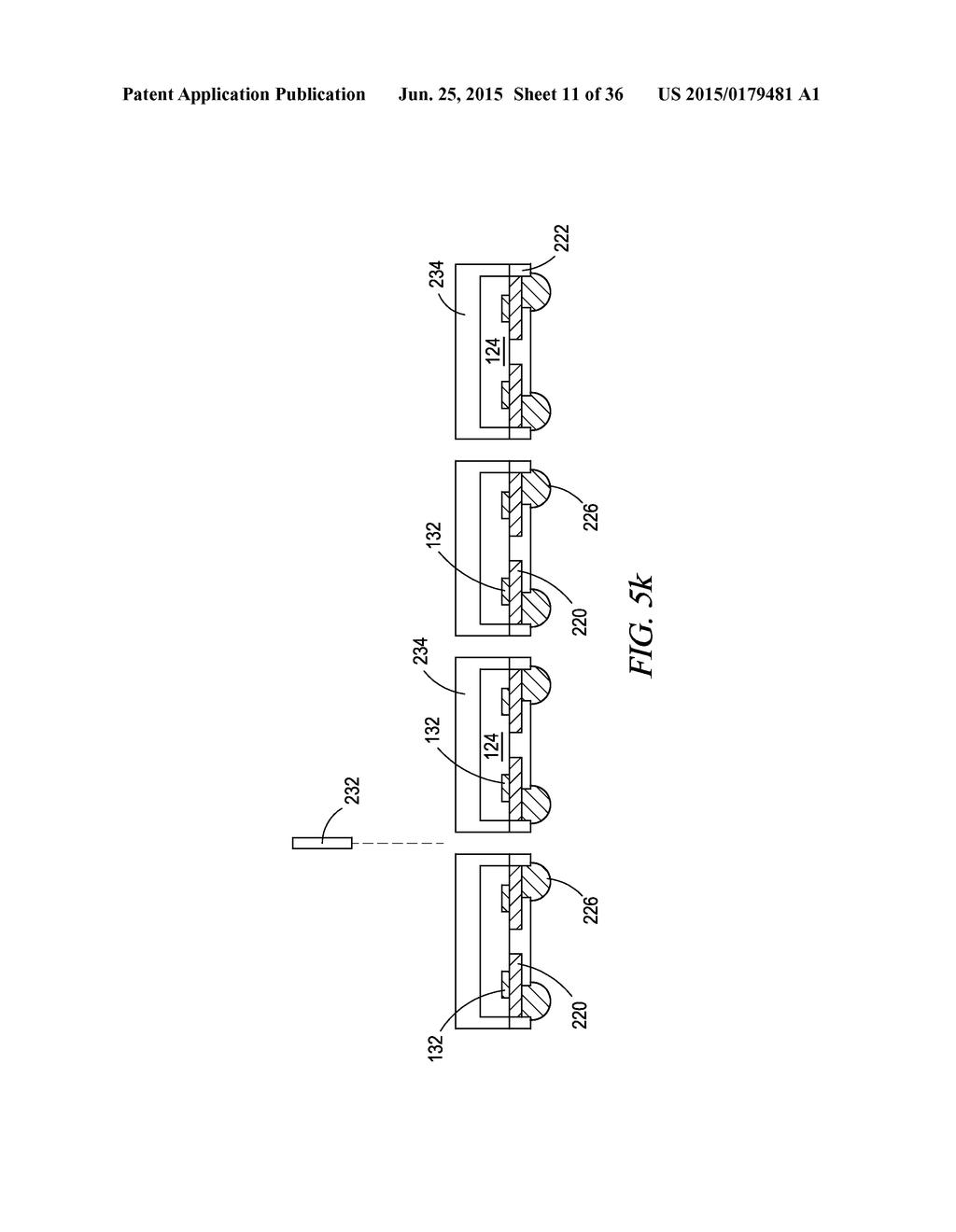 Semiconductor Device and Method of Making Embedded Wafer Level Chip Scale     Packages - diagram, schematic, and image 12