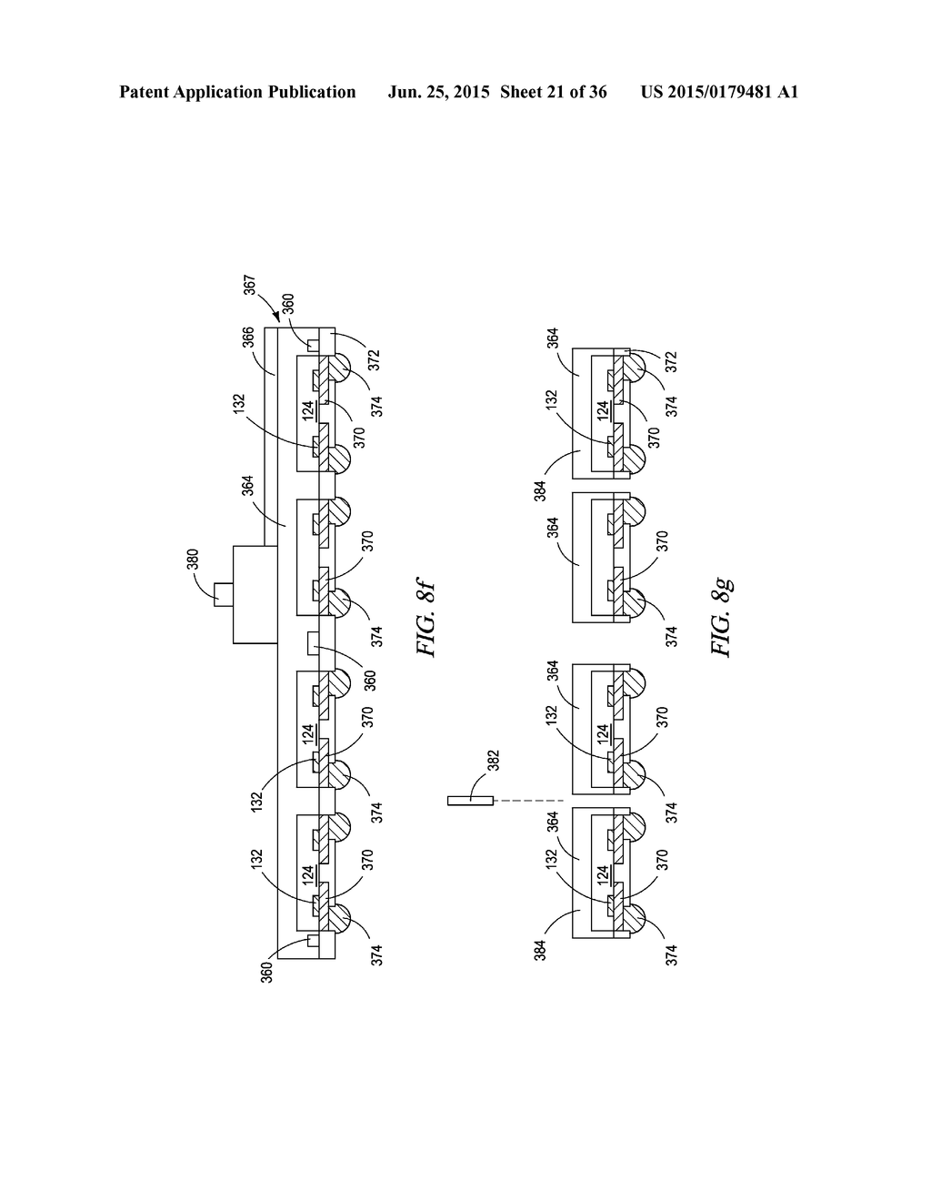 Semiconductor Device and Method of Making Embedded Wafer Level Chip Scale     Packages - diagram, schematic, and image 22