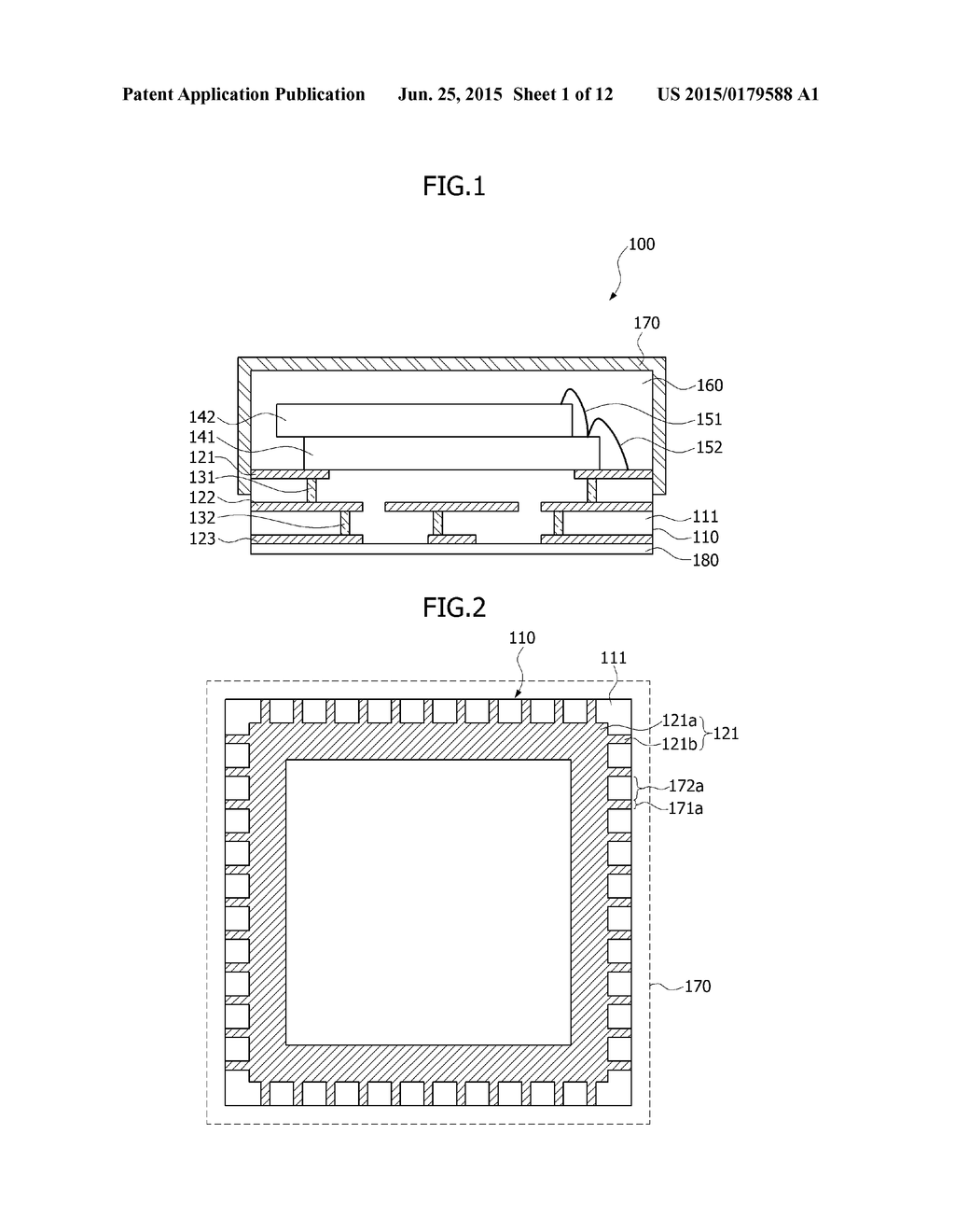 SEMICONDUCTOR PACKAGES HAVING EMI SHIELDING LAYERS, METHODS OF FABRICATING     THE SAME, ELECTRONIC SYSTEMS INCLUDING THE SAME, AND MEMORY CARDS     INCLUDING THE SAME - diagram, schematic, and image 02