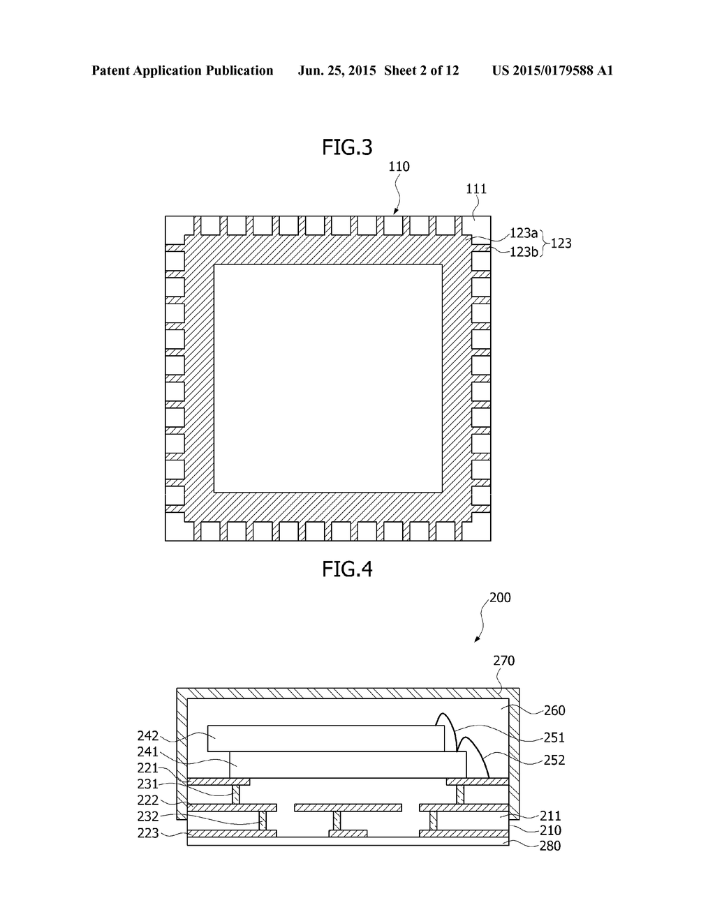 SEMICONDUCTOR PACKAGES HAVING EMI SHIELDING LAYERS, METHODS OF FABRICATING     THE SAME, ELECTRONIC SYSTEMS INCLUDING THE SAME, AND MEMORY CARDS     INCLUDING THE SAME - diagram, schematic, and image 03