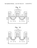 SEMICONDUCTOR DEVICES INCLUDING MULTILAYER SOURCE/DRAIN STRESSORS AND     METHODS OF MANUFACTURING THE SAME diagram and image