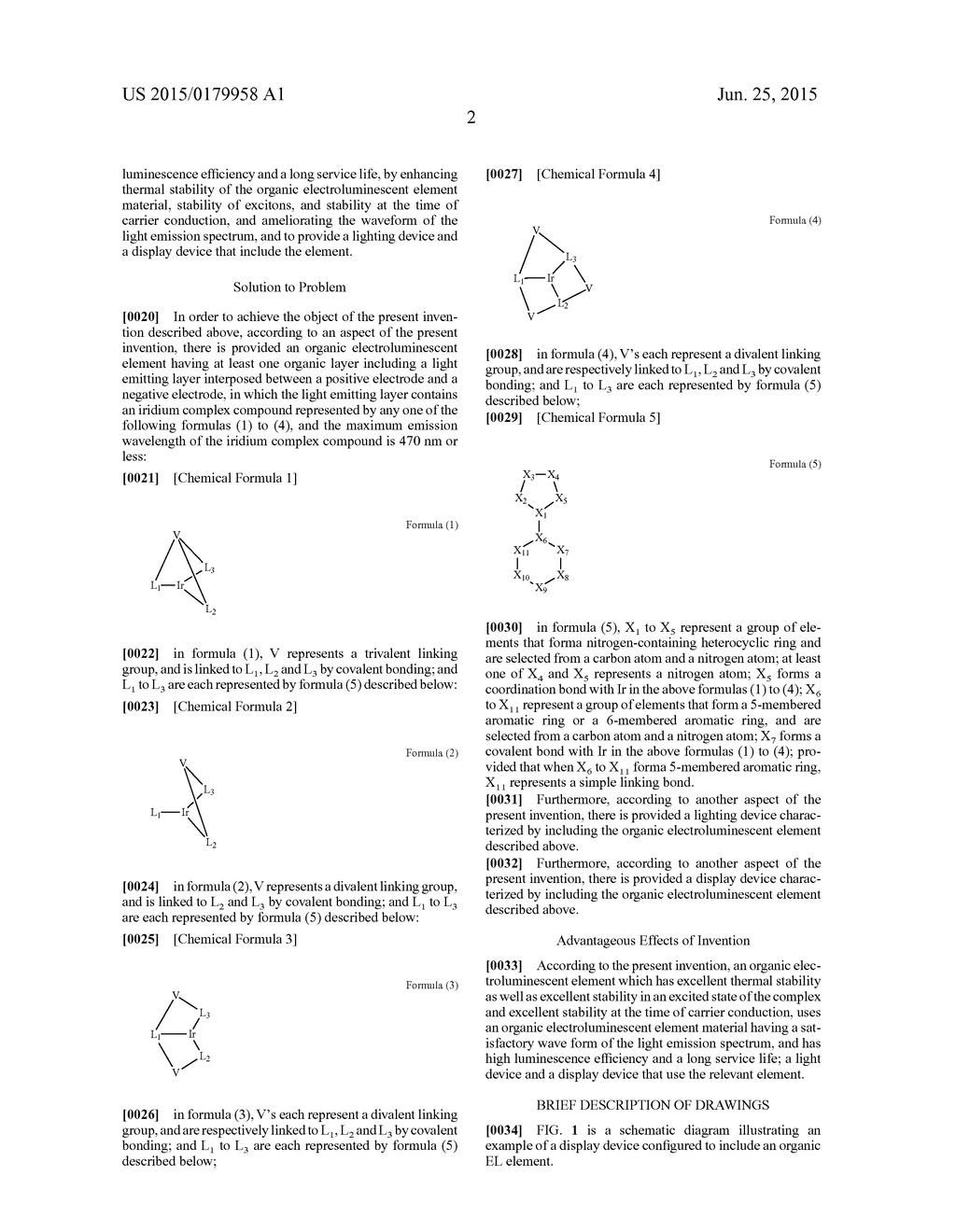 ORGANIC ELECTROLUMINESCENT ELEMENT, LIGHTING DEVICE AND DISPLAY DEVICE - diagram, schematic, and image 08