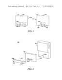 PORTABLE RECHARGEABLE BATTERY PACK AND EXTERNAL ADAPTER FOR SAME diagram and image