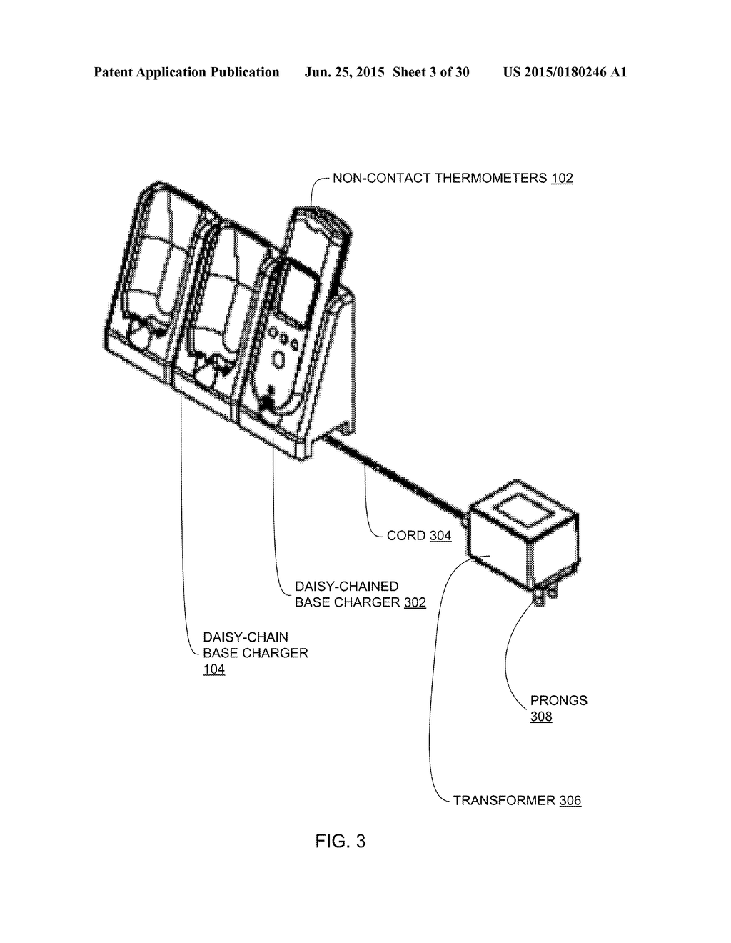 DAISY-CHAINED NON-CONTACT THERMOMETER CHARGER - diagram, schematic, and image 04