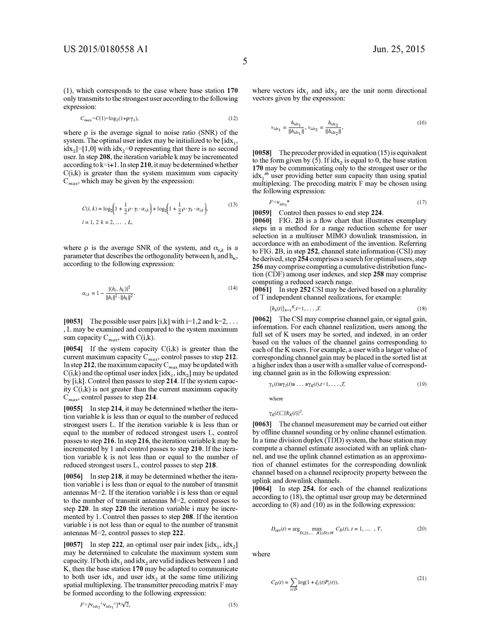 Method and System for a Double Search User Group Selection Scheme With     Range Reduction in TDD Multiuser MIMO Downlink Transmission - diagram, schematic, and image 13