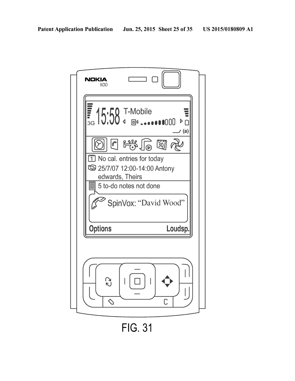 SELECTION OF A LINK IN A RECEIVED MESSAGE FOR SPEAKING REPLY, WHICH IS     CONVERTED INTO TEXT FORM FOR DELIVERY - diagram, schematic, and image 26