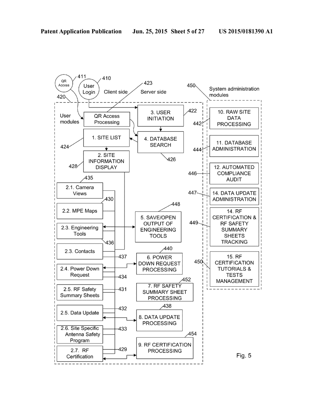 SYSTEM AND METHOD FOR AUTOMATED RADIO FREQUENCY SAFETY AND COMPLIANCE     WITHIN COMMERCIAL OR PUBLIC STRUCTURES - diagram, schematic, and image 06