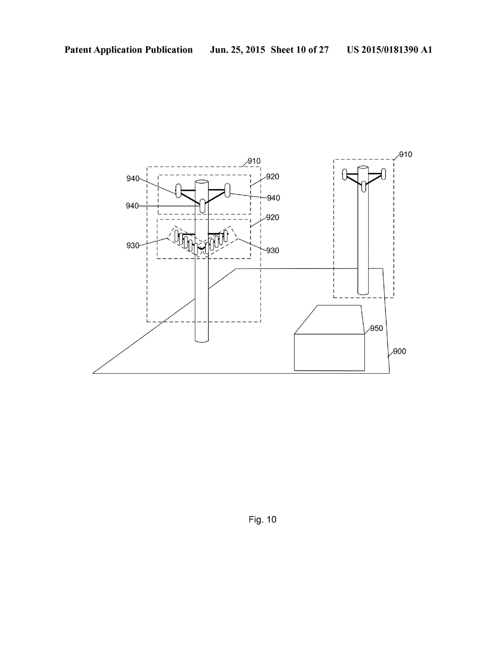 SYSTEM AND METHOD FOR AUTOMATED RADIO FREQUENCY SAFETY AND COMPLIANCE     WITHIN COMMERCIAL OR PUBLIC STRUCTURES - diagram, schematic, and image 11