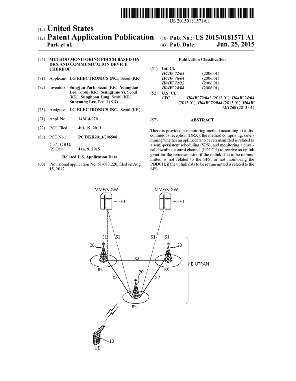 METHOD MONITORING PDCCH BASED ON DRX AND COMMUNICATION DEVICE THEREOF - diagram, schematic, and image 01