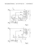 ARRANGEMENT AND METHOD FOR CONTROLLING LIGHT-EMITTING DIODES IN ACCORDANCE     WITH AN INPUT VOLTAGE LEVEL, BY MEANS OF A CAPACITOR AND SWITCH diagram and image