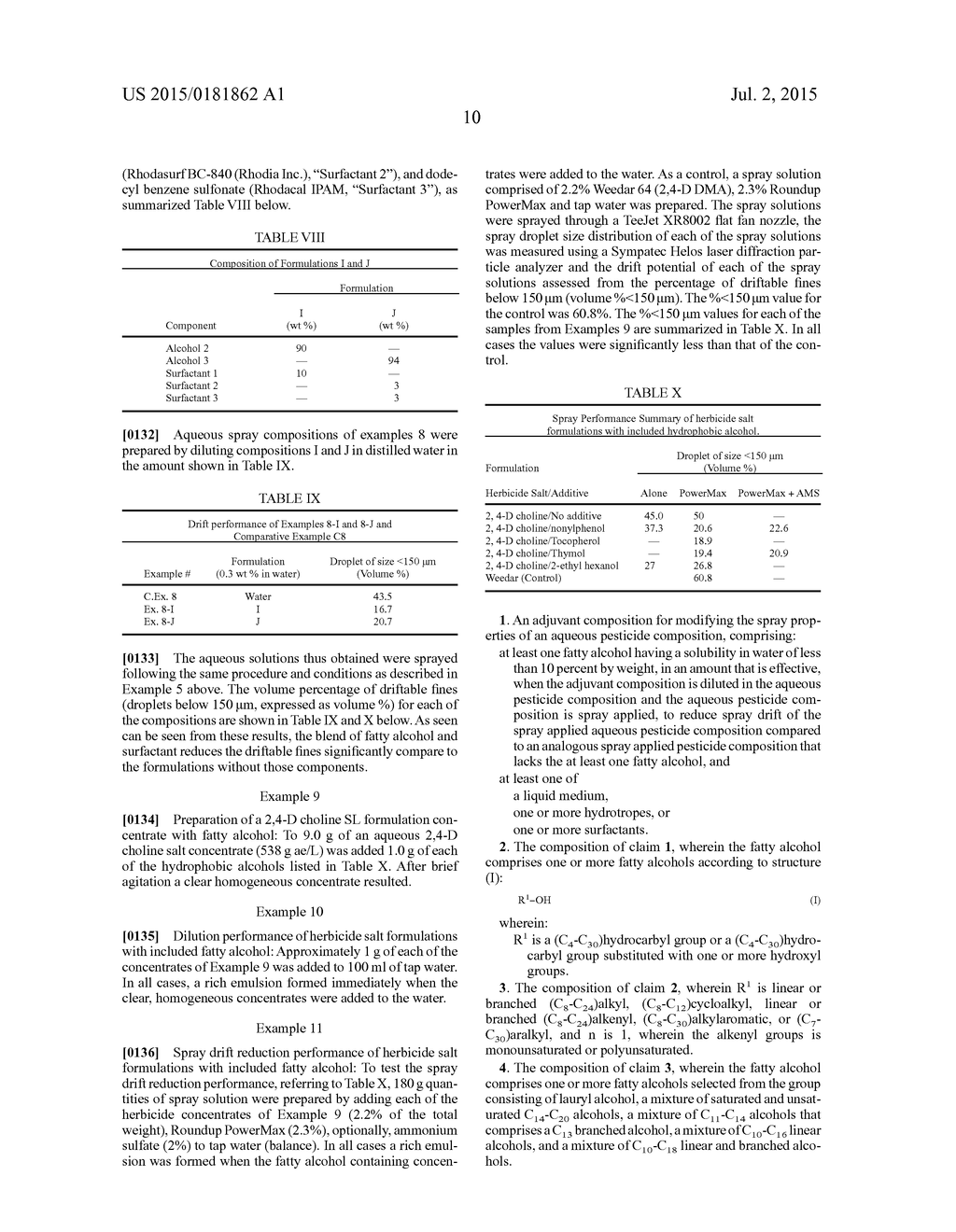 AGRICULTURAL PESTICIDE COMPOSITIONS - diagram, schematic, and image 11