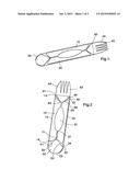 MULTIPURPOSE EATING UTENSIL diagram and image