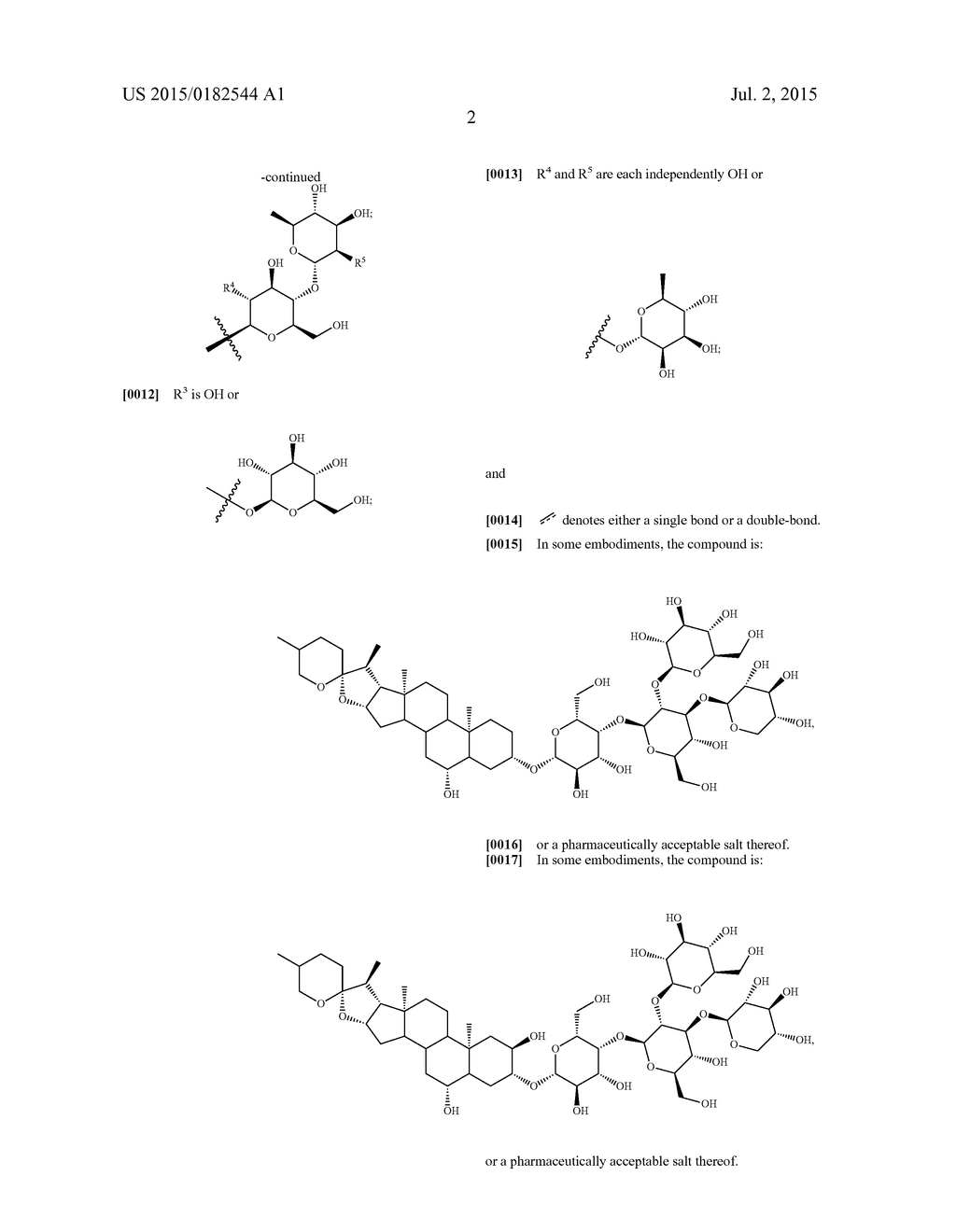 Modified Saponins for the Treatment of Fungal Infections - diagram, schematic, and image 11