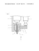 CLEANING DEVICE AND CLEANING METHOD FOR LIQUID MATERIAL DISCHARGE DEVICE diagram and image