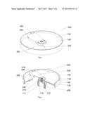 CUTTERHEAD COMPONENT FOR SHREDDING/SLICING FOODS AND FOOD PROCESSOR HAVING     THE CUTTERHEAD COMPONENT diagram and image