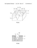 FINE CONCAVO-CONVEX STRUCTURE PRODUCT, HEAT-REACTIVE RESIST MATERIAL FOR     DRY ETCHING, MOLD MANUFACTURING METHOD AND MOLD diagram and image