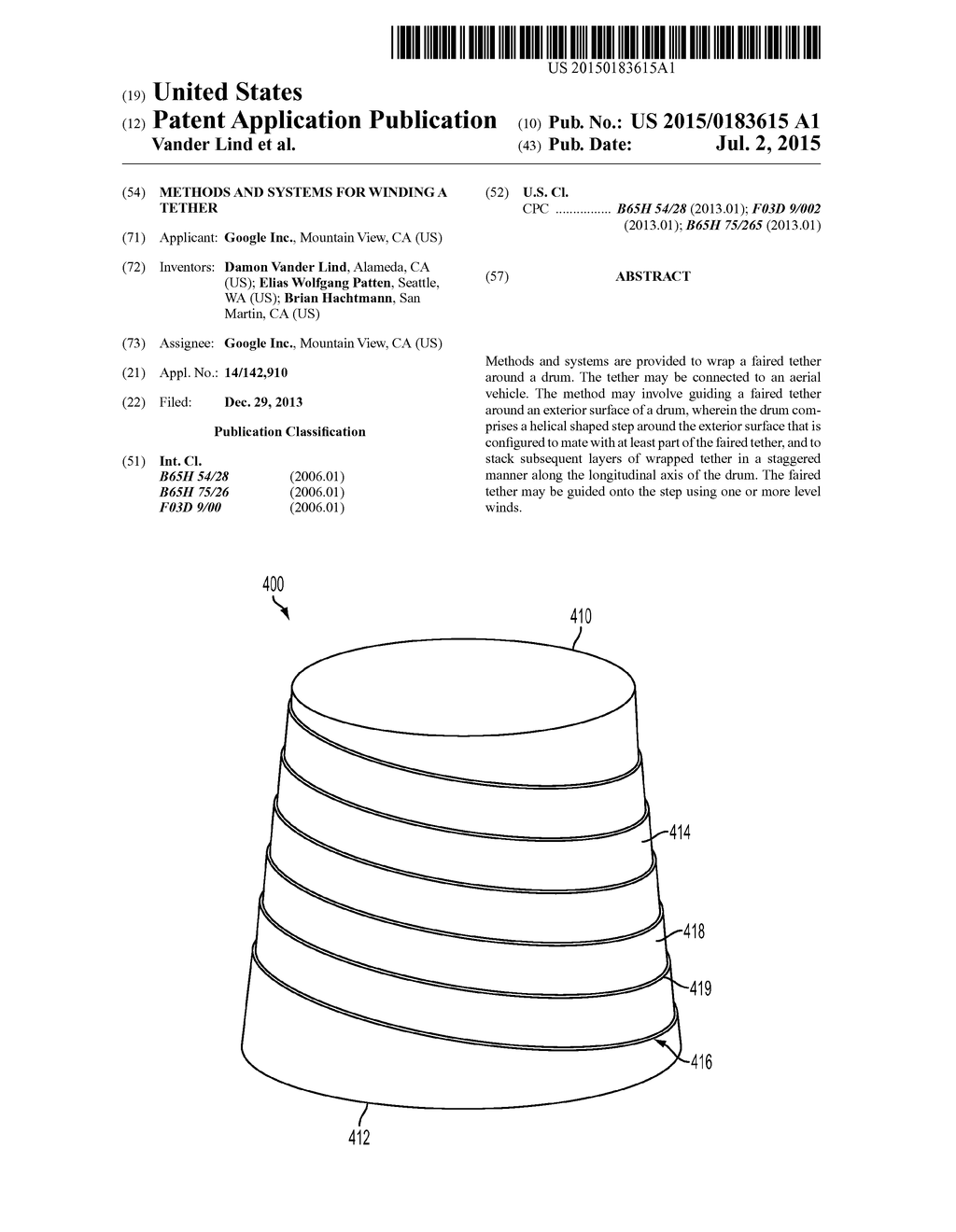 Methods and Systems for Winding a Tether - diagram, schematic, and image 01