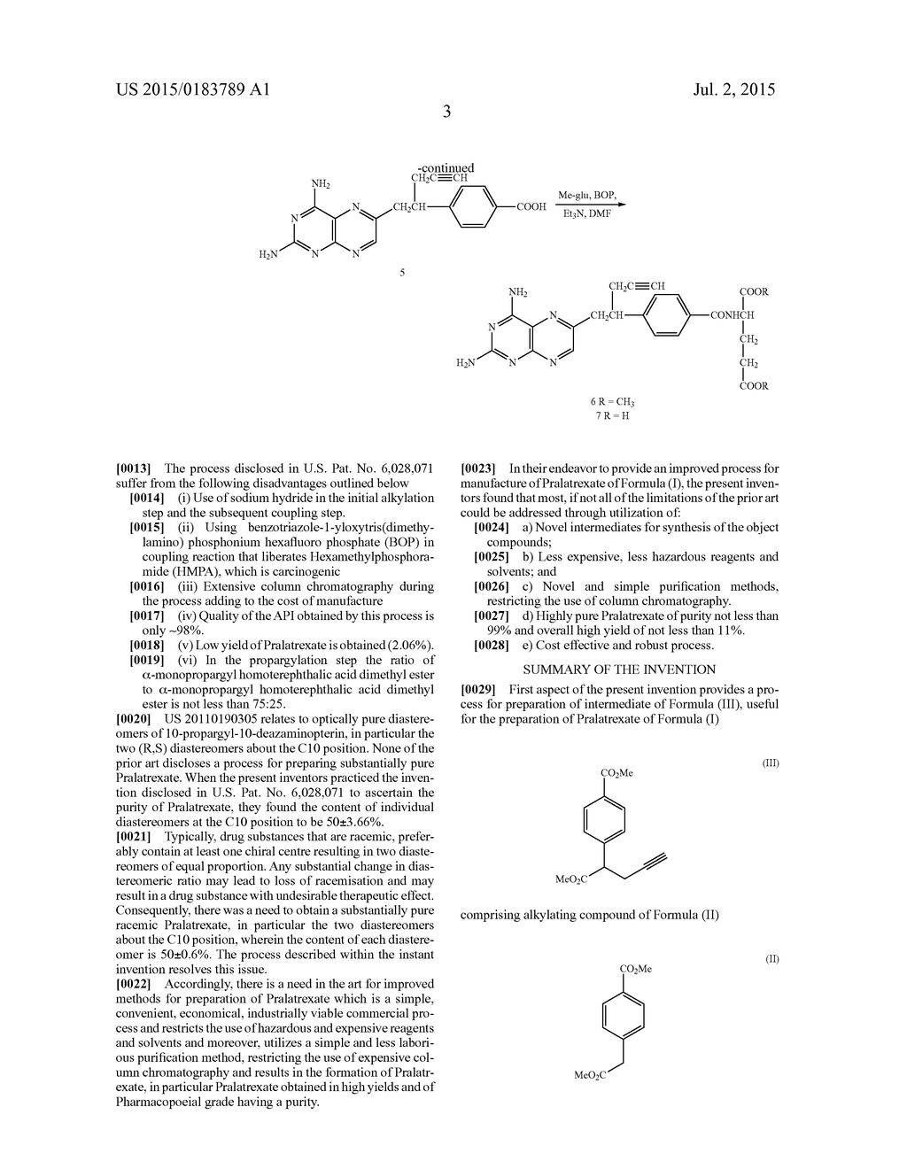 IMPROVED PROCESS FOR THE PREPARATION OF PRALATREXATE - diagram, schematic, and image 05