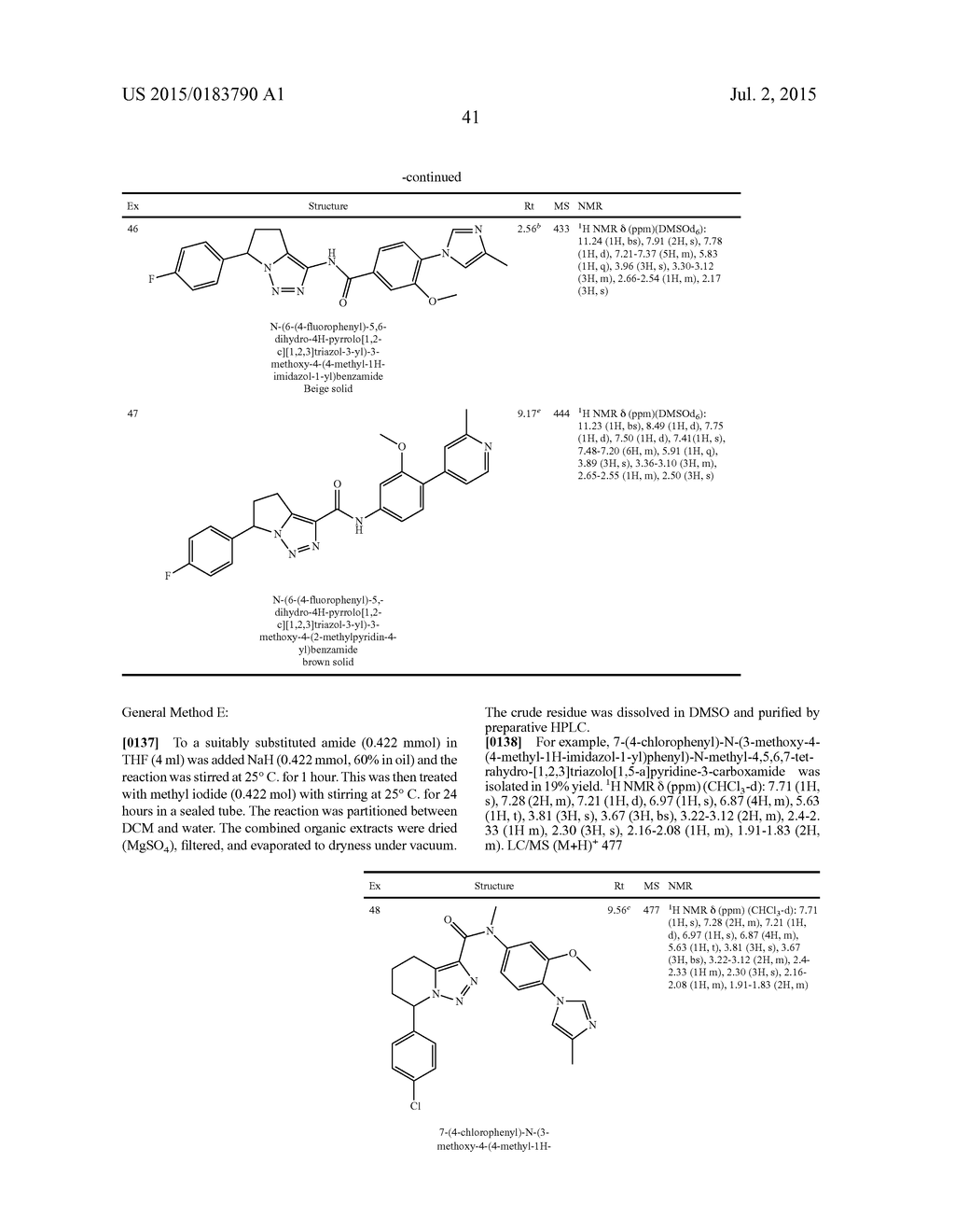 FUSED TRIAZOLE DERIVATIVES AS GAMMA SECRETASE MODULATORS - diagram, schematic, and image 42