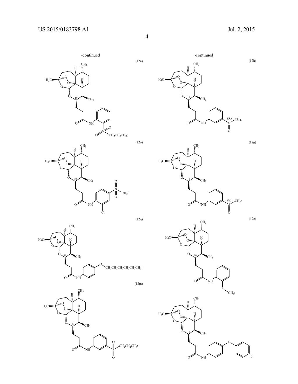 MONOMERIC TRIOXANE AMIDE SULFUR COMPOUNDS - diagram, schematic, and image 08