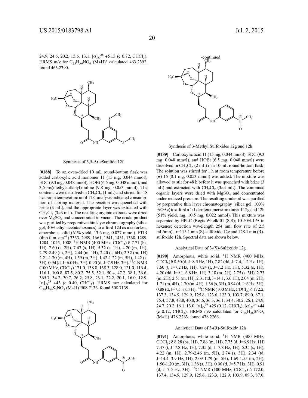 MONOMERIC TRIOXANE AMIDE SULFUR COMPOUNDS - diagram, schematic, and image 24