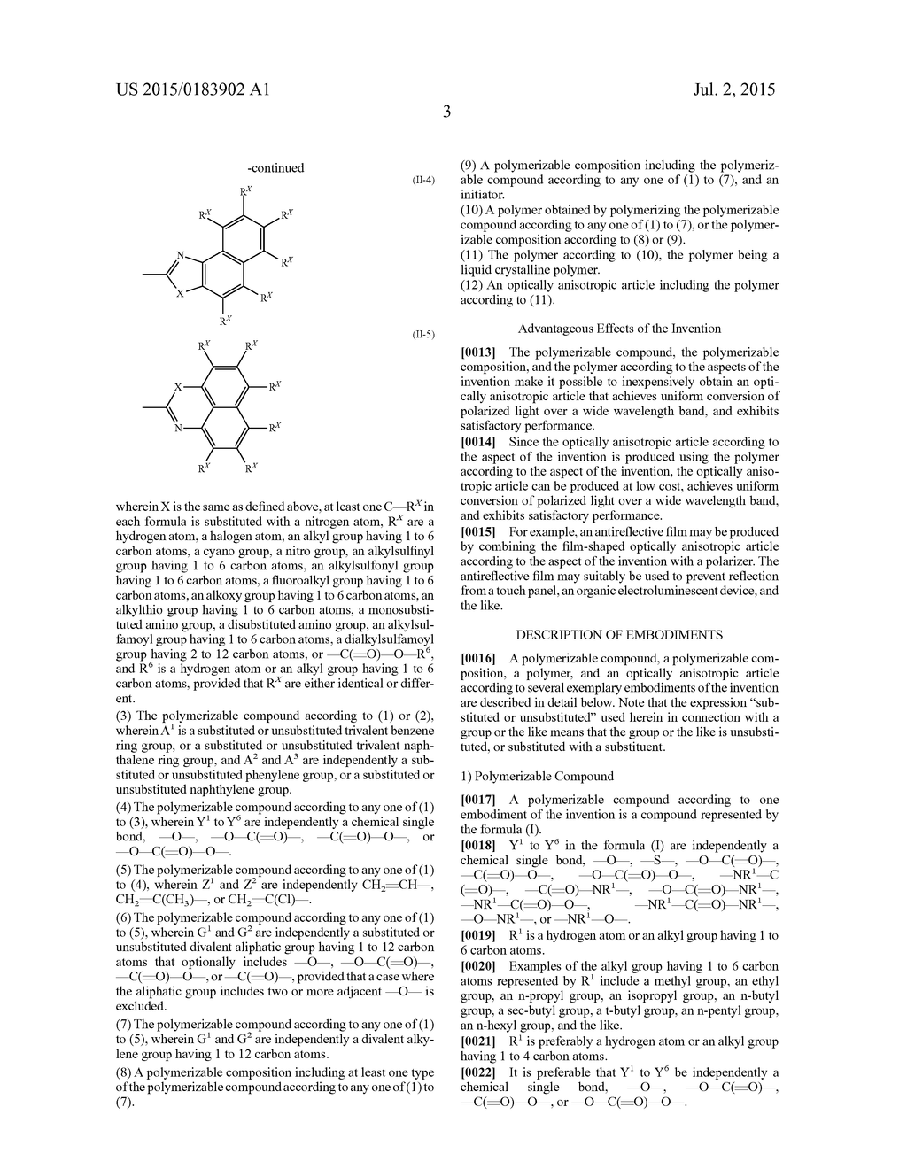 POLYMERIZABLE COMPOUND, POLYMERIZABLE COMPOSITION, POLYMER, AND OPTICALLY     ANISOTROPIC MATERIAL - diagram, schematic, and image 04