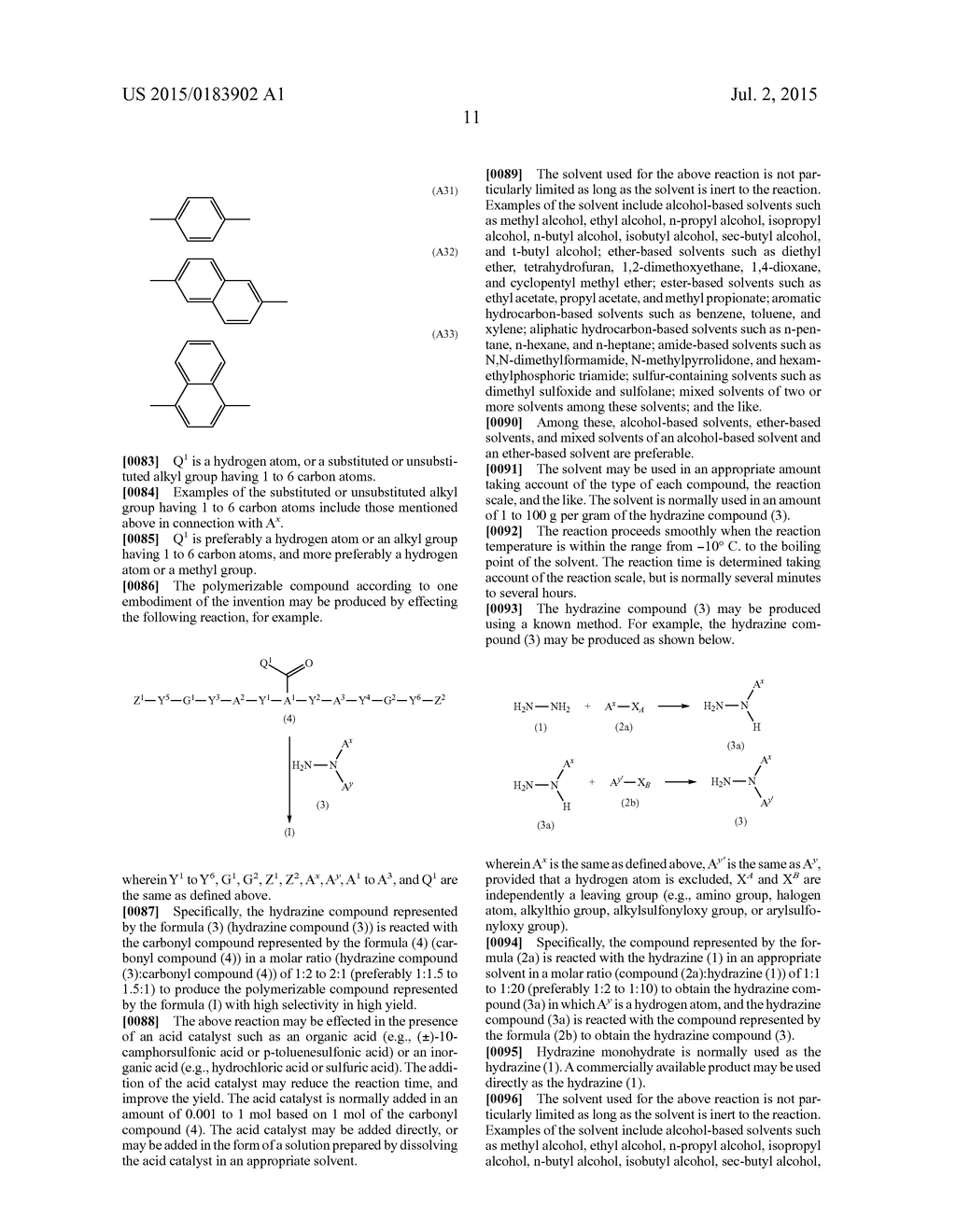 POLYMERIZABLE COMPOUND, POLYMERIZABLE COMPOSITION, POLYMER, AND OPTICALLY     ANISOTROPIC MATERIAL - diagram, schematic, and image 12
