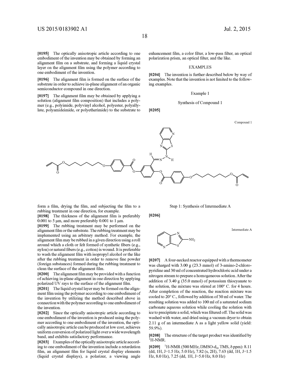 POLYMERIZABLE COMPOUND, POLYMERIZABLE COMPOSITION, POLYMER, AND OPTICALLY     ANISOTROPIC MATERIAL - diagram, schematic, and image 19