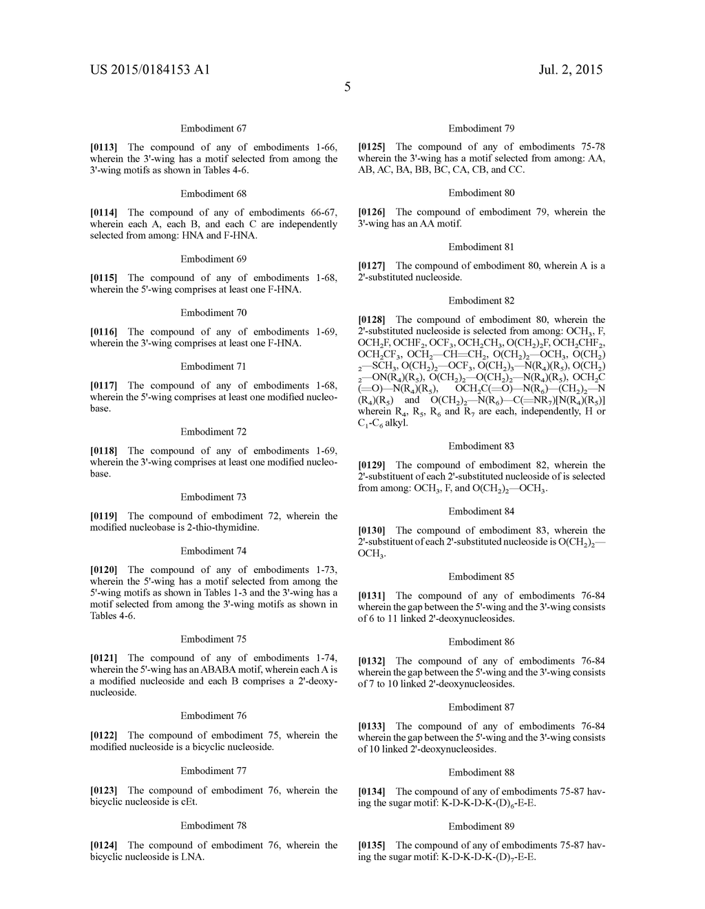 OLIGOMERIC COMPOUNDS COMPRISING BICYCLIC NUCLEOTIDES AND USES THEREOF - diagram, schematic, and image 06