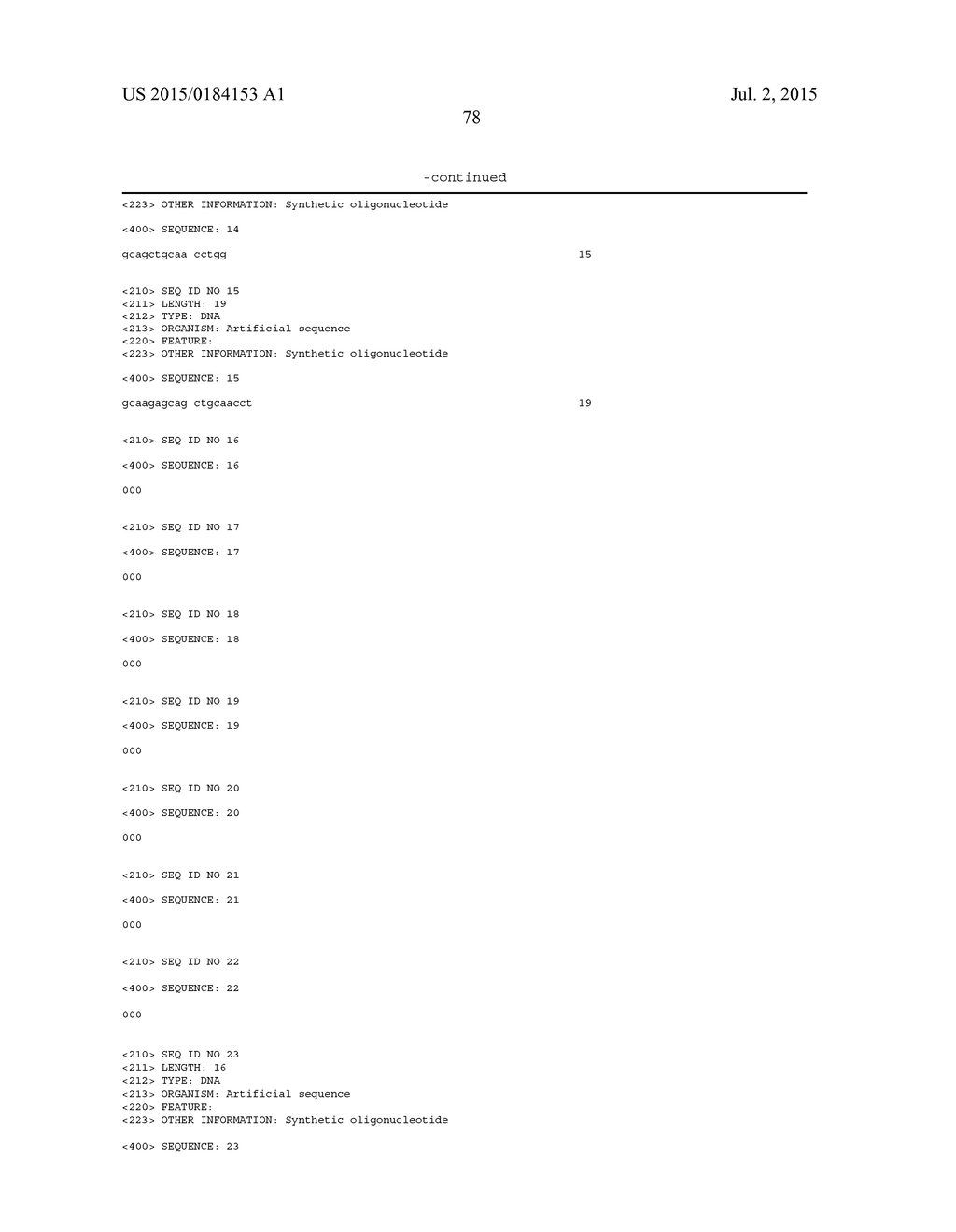 OLIGOMERIC COMPOUNDS COMPRISING BICYCLIC NUCLEOTIDES AND USES THEREOF - diagram, schematic, and image 79