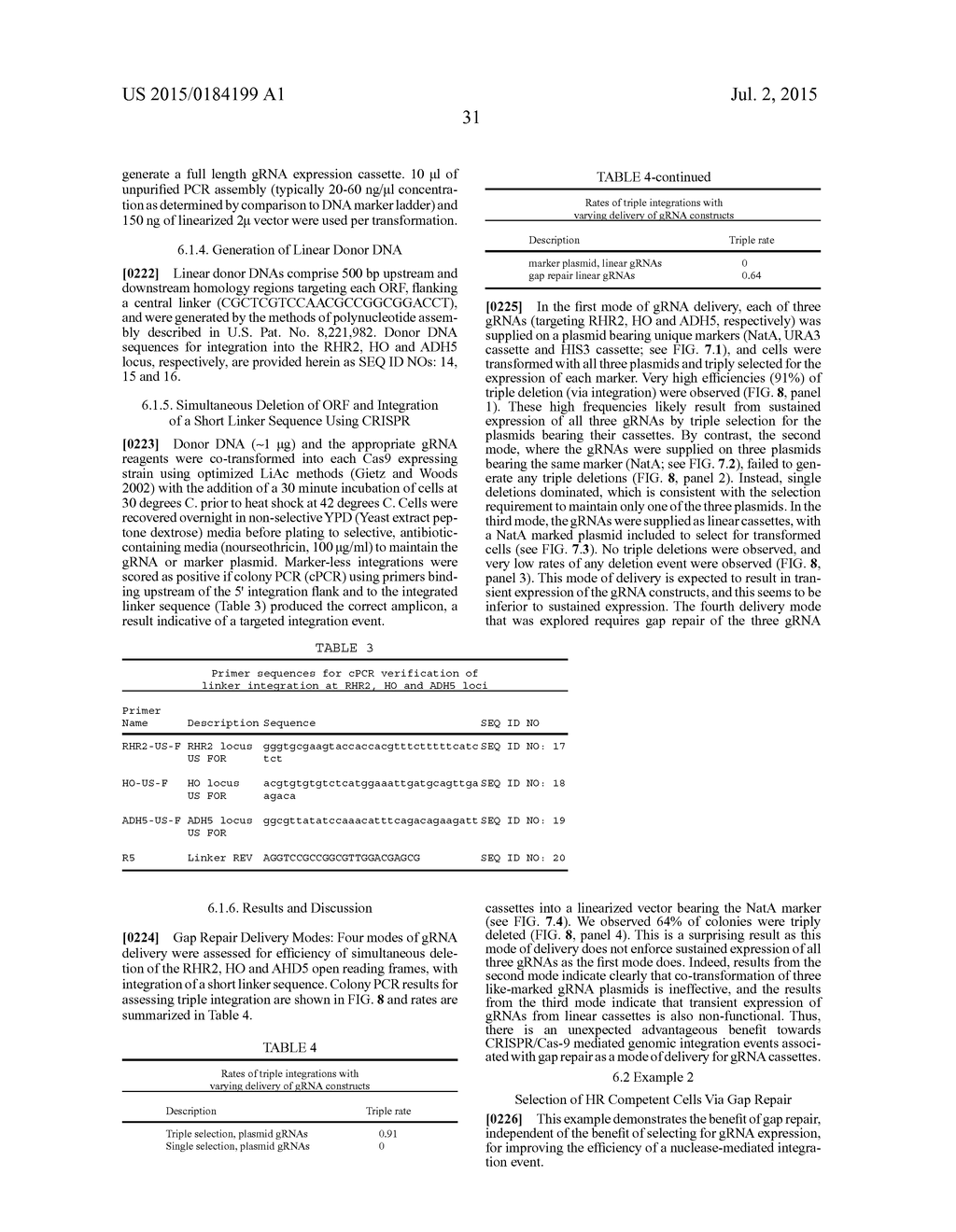 METHODS FOR GENOMIC INTEGRATION - diagram, schematic, and image 66