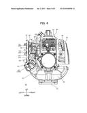 ENGINE-POWERED WORK TOOL PROVIDED WITH WIND GOVERNOR AND MECHANISM FOR     INCREASING ENGINE OUTPUT diagram and image