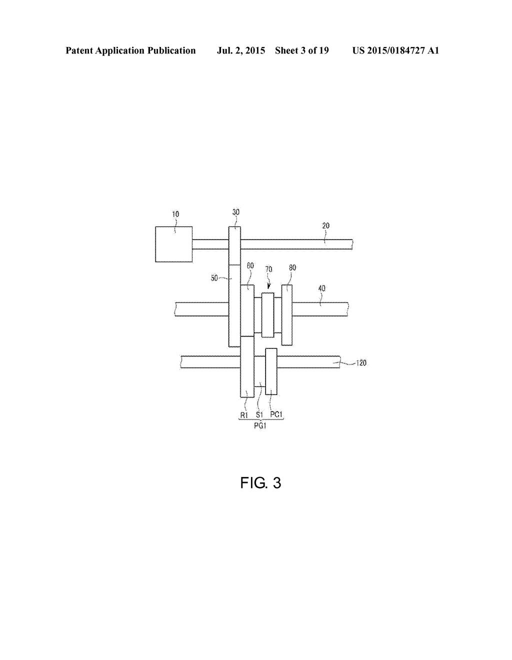 POWER TRANSMISSION APPARATUS USING PLANETARY GEAR - diagram, schematic, and image 04