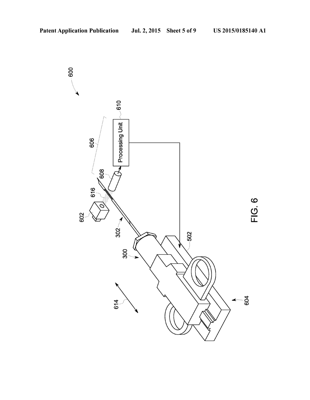 SYSTEM AND METHOD FOR ATTACHING A BIOPSY COLLECTING DEVICE TO A     SPECTROSCOPY SYSTEM - diagram, schematic, and image 06