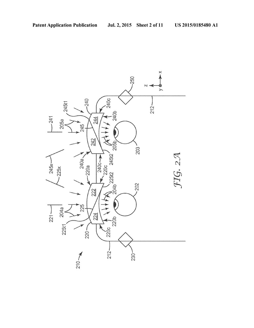 Lens With Embedded Multilayer Optical Film for Near-Eye Display Systems - diagram, schematic, and image 03