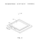 LIQUID CRYSTAL DISPLAY WITH DISPLAY SCREEN EXTENDING OUT OF CASING diagram and image