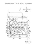 Image Forming Apparatus Having Waste Toner Container that Stores Toner     Removed from Intermediate Transfer Belt diagram and image