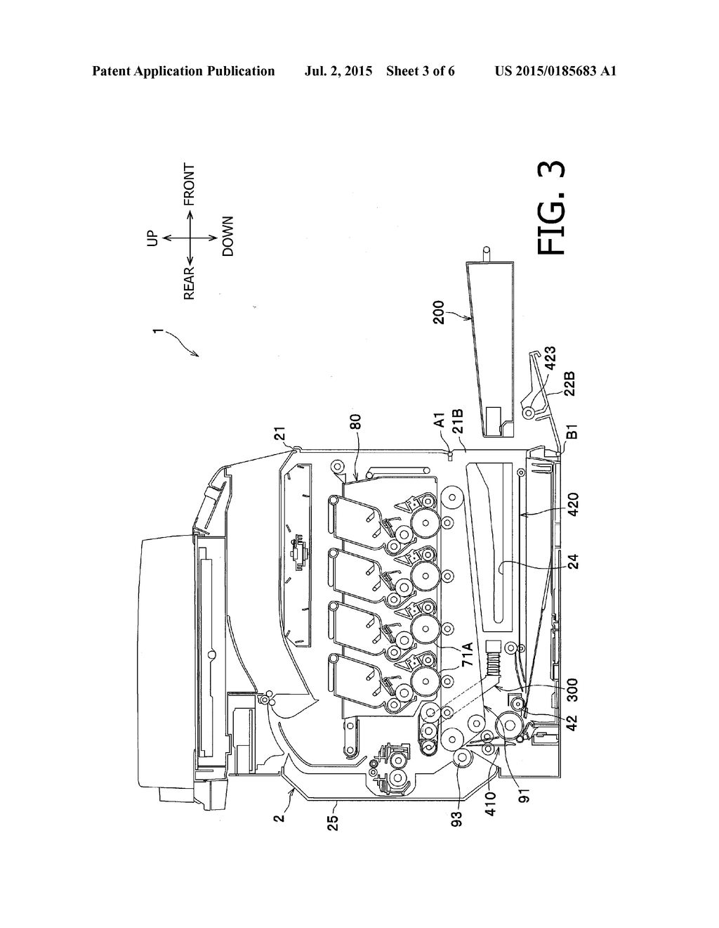 Image Forming Apparatus Having Waste Toner Container that Stores Toner     Removed from Intermediate Transfer Belt - diagram, schematic, and image 04